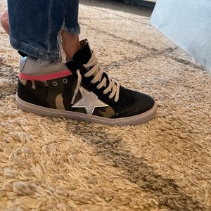 Golden Goose Inspired Mids.  Shu Shop brand.  Size 8.5.  Like New